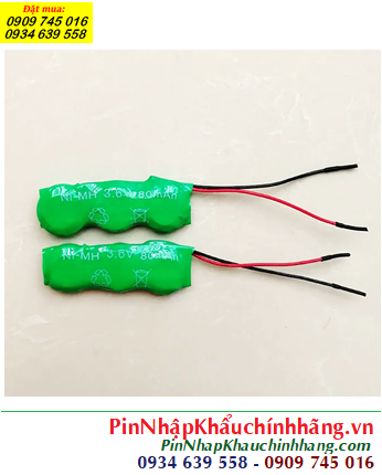 Pin sạc 3/v80H (3.6v-80mAh), Pin sạc NiMh 3/v80H (3.6v-80mAh), Pin 3/v80H (3.6v-80mAh)